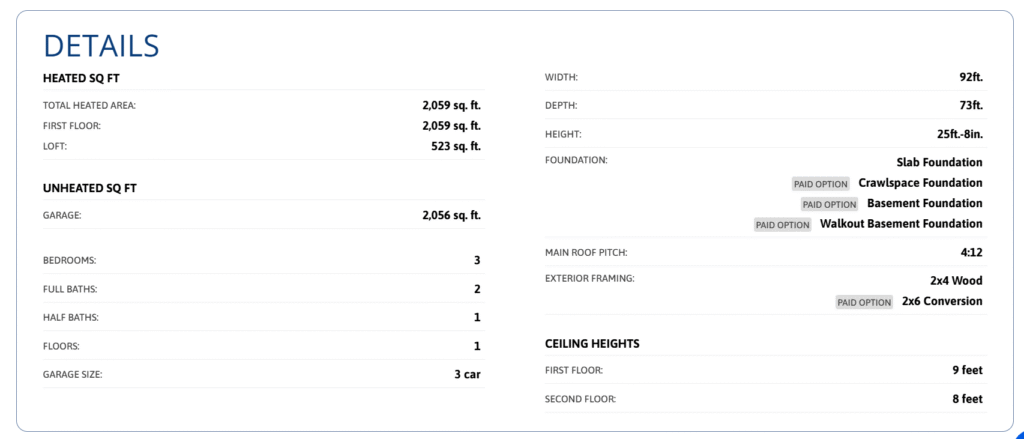 Engineer's Team 3-Bedroom, 1292 Sq Ft Ranch Plan with Vaulted Ceiling