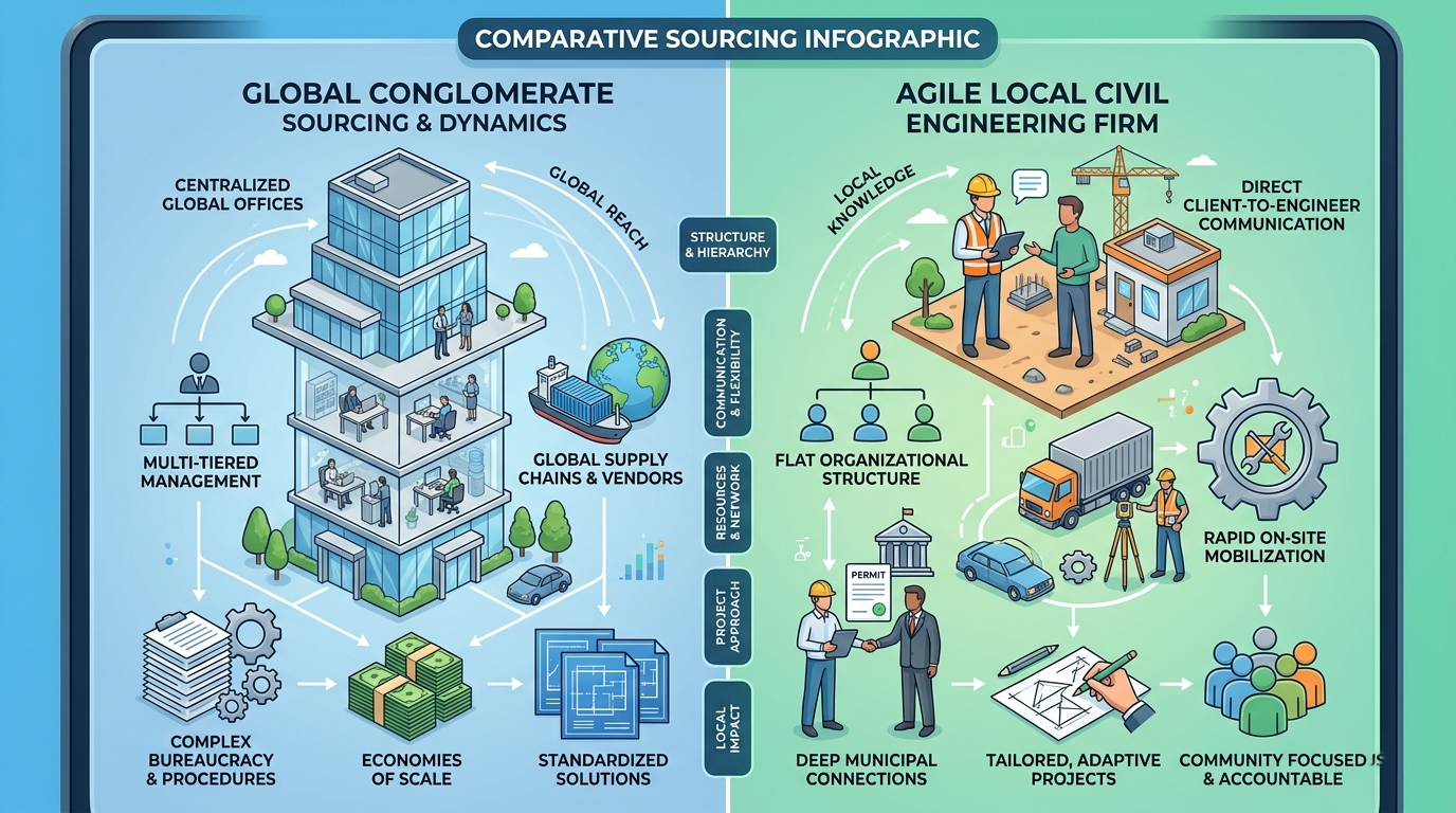 Sourcing Local AEC Excellence: A Strategic Analysis of Small Civil Engineering Firms